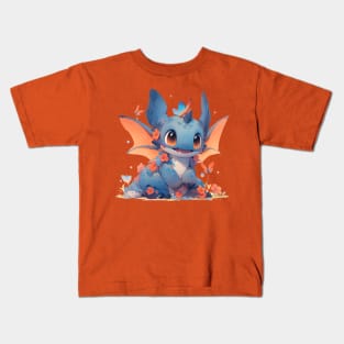 Ute little stitch dragon Kids T-Shirt